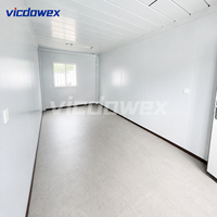 VICDOWEX Maison Modulaire Conteneurisée avec Mur Rideau en Panneaux Sandwich pour Bâtiment de Bureaux et Entrepôt Design Contemporain