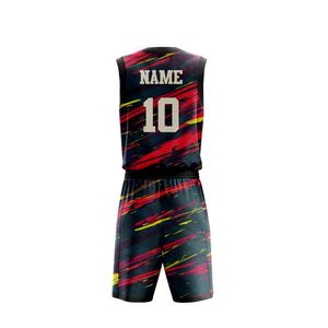 Uniforme de Baloncesto Masculino de Primera Calidad, Personalizado con Logotipo e Impresión del Nombre del Equipo, Conjunto Deportivo Ligero y Transpirable - Product Image 2