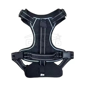 Fashion Pet Harness Comfortable Fit Durable <b>Stitching</b> Breathable Fabric for Daily Walk Travel and Outdoor Activities - Product Image 1