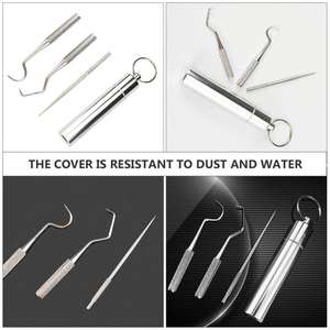 Juego de 11 Osteótomos Dentales de Primera Calidad con Punta Recta y Curva, Herramientas para Separar Huesos Mead Mallet de Blush Surgical - Product Image 2