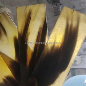 แผ่นเปล่าทำจากเขาควายขัดเงาคุณภาพสูง สำหรับทำกรอบแว่นตาและด้ามมีด ทนน้ำ - Product Image 1