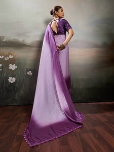 Sari Auténtico de Fabricación India para Ocasiones Especiales o Celebraciones y Reuniones, Disponible a Precio de Exportación - Product Image 2