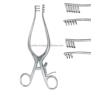 Écarteur Weitlaner à crochet pour plaies 16 cm 2x3 à pointes émoussées, instrument chirurgical en acier inoxydable, ensemble |   Porte-aiguille CE - Product Image 2