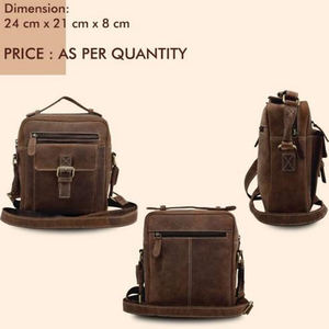 Sac de voyage unisexe personnalisé en cuir véritable avec fermeture éclair, imprimés animaliers, pour l'extérieur, moins de 20L - Product Image 2