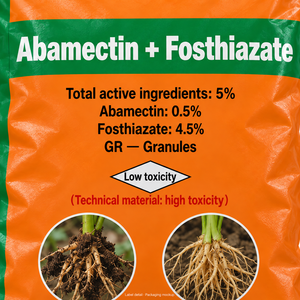 HANXIANJING 0,5% Abamectine 4,5% Fosthiazate GR Nématicide pour les nématodes de la tuteur de concombre 800g Sac - Product Image 3