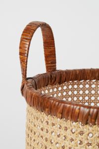 Cesta Organizadora de Bambú y Ratán de la Mejor Calidad, Diseño Rústico, Ecológica, Hecha a Mano, Solución de Almacenamiento para Ropa y Uso Doméstico - Product Image 2