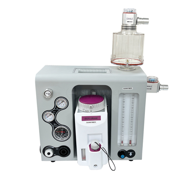 SY-WE006-1 Economical Portable Veterinary Anesthesia Vaporizer with Halothane/Isoflurane/Sevoflurane and Touchscreen