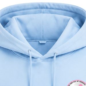 เสื้อฮู้ดผ้าฟลีซปักลายตราสัญลักษณ์แจ็คแอนด์จิล สีฟ้าอ่อน แขนยาว มีกระเป๋าหน้าและฮู้ดแบบมีเชือกผูก - Product Image 2