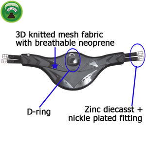 Sangle de dressage en molleton néoprène respirant - Product Image 4