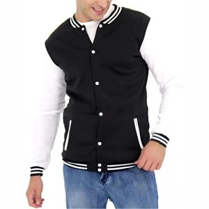 High quality windproof <b>slim</b> <b>fit</b> baseball breathable custom logo wholesale manufacturer stylish custom logo unisex varsity <b>jacket</b> - Product Image 1