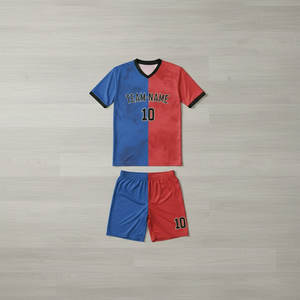 Uniforme de Fútbol Personalizado de Alta Calidad, 100% Poliéster, Impresión por Transferencia de Calor, Transpirable, de Secado Rápido, Unisex para Adultos - Product Image 6