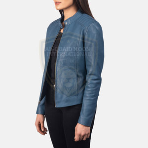 Windproof Women <b>Leather</b> <b>Jacket</b> Hot Selling Women <b>Leather</b> <b>Jacket</b> <b>Winter</b> Wear Women <b>Leather</b> <b>Jacket</b> - Product Image 4