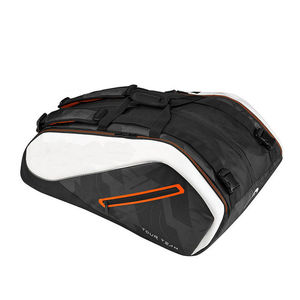 Bolsa de Raqueta de Pádel con Marco Externo, Tejido de Algodón con Textura Hexagonal, Capacidad de 30-40L, Cierre de Cremallera Térmico, Portátil - Product Image 1