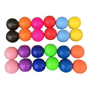 Pelotas de Golf de Caucho Sintético Duradero para Uso Intensivo en Campos de Práctica, Componentes Deportivos Resistentes al Desgaste - Product Image 1