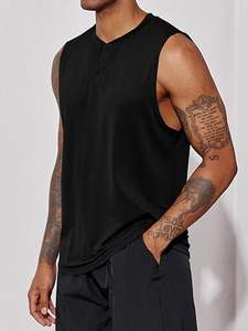 เสื้อกล้ามผู้ชายขายส่ง เนื้อผ้าโพลีเอสเตอร์น้ำหนักเบา แห้งเร็ว ระบายอากาศดี ดีไซน์ทนทานสำหรับออกกำลังกายและวิ่ง - Product Image 3