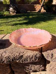 Moderna Tazón de Resina Ecológica Hecha a Mano de Color Rosa para Servir Frutas, Tazón Artístico para Ensaladas, Decoración de Mesa, Adorno para Bodas - Product Image 3