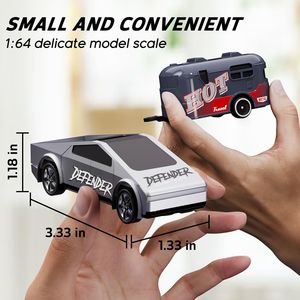 Camion RC in Scala 1:64, Modello di Auto Telecomandata con Modalità di Controllo a Tre Velocità 2.4GHz - Product Image 2