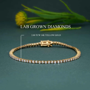 Tennis <b>Bracelet</b> Rhodium Plated Alloy <b>Crystal</b> Rhinestone Channel Setting Classic For Unisex Jewelry Gift - Product Image 2