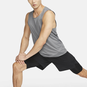 Men's Street Style Hip Hop Tank Top Stone Wash Sleeveless Tee Soft Cotton Polyester Custom Graphic Print Gym Wear ODM Fit - Product Image 6
