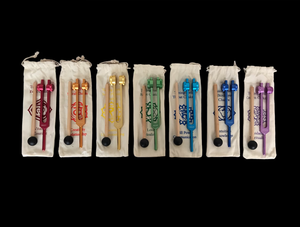 Ensemble de diapasons professionnels pour chakras, très demandé, avec support - 8 pièces - incluant le diapason pour la vocation spirituelle - Product Image 3