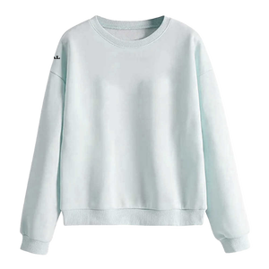 เสื้อสเวตเชิ้ตคอกลมสีครีมแบบยูนิเซ็กซ์ ทรงปกติ สวมใส่สบาย ผลิตจากผ้าฝ้ายถัก เหมาะสำหรับใส่ในฤดูใบไม้ร่วง - Product Image 6