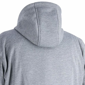 Sweat à capuche streetwear d'hiver pour homme, avec logo personnalisé, effet vieilli, délavé à l'acide, broderie et patchwork - Product Image 6