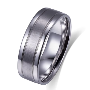 แหวนเงินมินิมอล ดีไซน์เรียบง่าย ใส่ได้ทุกวัน สำหรับทั้งชายและหญิง - Product Image 5