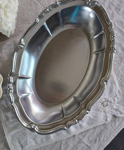 Plateau de service vintage classique en métal fait main, style européen, pour centre de table de mariage et décoration intérieure, plateaux décoratifs pour mariage et maison - Product Image 5