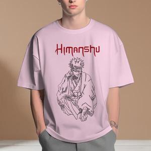 เสื้อยืดฮิปฮอปผู้ชายไซส์ใหญ่ พิมพ์ลายโลโก้พัฟนูน ผ้าคอตตอนผสมเนื้อหนา แฟชั่นไฮสตรีท เสื้อผ้าพรีเมียม - Product Image 1