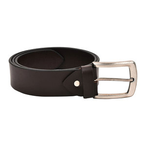 Cinturón de Vestir de Cuero Genuino con Hebilla Resistente, Cinturón Clásico para Oficina, Negocios, Casual y Uso Diario - Product Image 1