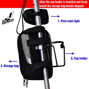 Canne ergonomique portable en aluminium pour adultes et seniors, hauteur réglable, bâton de marche et de voyage multifonctionnel avec lumière nocturne intégrée - Product Image 5