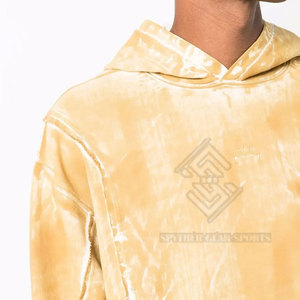 Sweat à capuche en molleton délavé pour homme, coupe ample, respirant, écologique, grande taille, qualité supérieure, tendance, pour l'hiver - Product Image 6