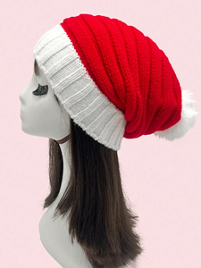 Gorros de lana merino 100% personalizados con logo, al por mayor, de lujo, cálidos para invierno, de color liso, acanalados, con puño. - Product Image 1