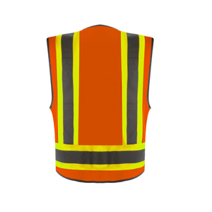 Chalecos de Trabajo de Seguridad Industrial Personalizados para Hombre, Chaleco de Trabajo de Alta Visibilidad para Construcción con Cintas Reflectantes a Precio de Mayoreo - Product Image 6