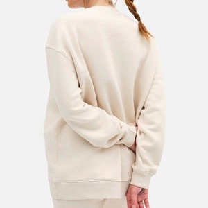 Sweat-shirt de sport pour femme avec logo personnalisé, en coton épais 100%, col rond, chaud, décontracté, à manches longues - Product Image 5