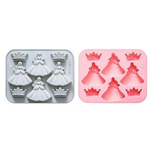 Moule en silicone pour gâteau, chocolat, glaçons, outil de pâtisserie, couronne de princesse - Product Image 5