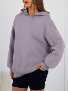 Sudadera con capucha extragrande para mujer, de la mejor calidad, a la moda, antiencogimiento, diseños deportivos OEM, material suave, tallas grandes. - Product Image 4