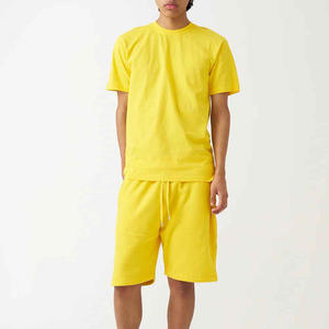 Ensemble short et haut imprimé pour homme, style hip-hop, en tissu éponge léger et écologique, couleur unie, meilleure vente, en promotion en ligne - Product Image 6