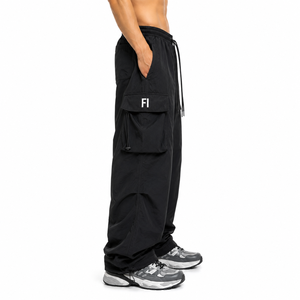 Pantalones Cargo Holgados al por Mayor, 100% Nailon, Pantalones Deportivos, Sublimación Personalizada, Ropa Urbana Informal, Pantalones Holgados Ligeros para Hombre - Product Image 5