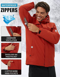 Veste coupe-vent imperméable unisexe pour l'extérieur avec logo personnalisé, veste softshell coupe-vent - Product Image 4