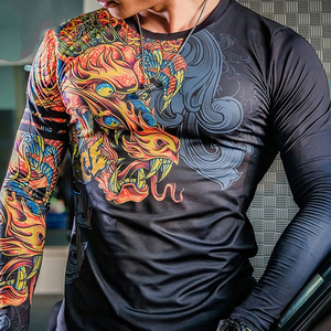 Rashguard MMA imprimé uni 2026 – Nouvelle arrivée personnalisée – Conception sur mesure par sublimation – Respirant et séchage rapide pour homme en Spandex/Polyester - Product Image 3