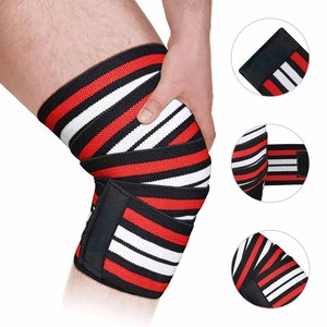 Professional Workout <b>Knee</b> Wraps For Gym Weightlifting Squat Compression Support Strength Training <b>Exercise</b> Equipment - Product Image 3