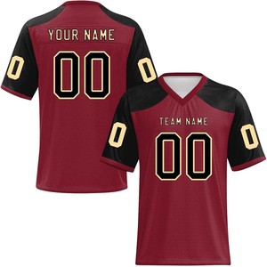 Fournisseur de maillots de football américain haut de gamme, mélange de spandex, design personnalisé, transfert thermique, uniforme léger, vêtements d'équipe, vêtements de club professionnels - Product Image 4
