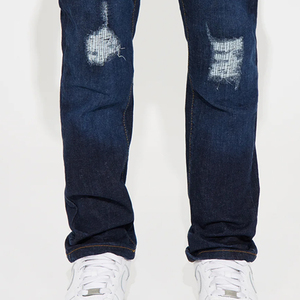 Stylish Design For Bulk Buyers / Custom Logo <b>Denim</b> <b>Material</b> Jeans For Boys With Side Button Closure And Durable / Soft <b>Material</b> - Product Image 4