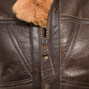 Custom Logo Design Ladies Biker Genuine Sheepskin Leather <b>Jacket</b> Waterproof <b>Filled</b> Breathable All Seasons Cotton Lined Plain - Product Image 6