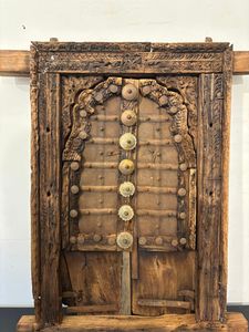 Ventana de Madera Tallada a Mano, Estilo Moderno y Vintage, Decoración Versátil para Sala de Estar, Dormitorio, Comedor, Oficina en Casa, Baño y Exteriores - Product Image 6