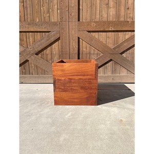 Handcrafted Teak Wood Minimalist <b>Rectangle</b> Tabletop <b>Planter</b> Wholesale | Aqudus Saleem - Product Image 2