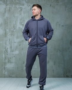 <b>Men's</b> Hooded <b>Sweatshirt</b> Set Cotton French Terry Casual Joggers with Kangaroo Pocket <b>Red</b> Letter Print Autumn Wear - Product Image 5