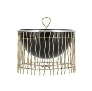 Luxury Gold Stainless Steel Casserole Dish With Lid Elegant Buffet Serving Pot For Hotel Restaurant Dining <b>Table</b> - Product Image 6