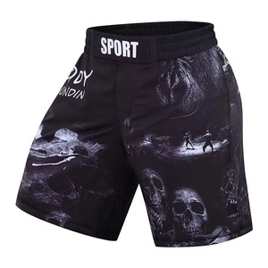 Pantalones Cortos de Entrenamiento de MMA y Grappling Personalizados para Hombre, Poliéster Sublimado con Logotipo Frontal, Fabricante OEM - Product Image 4